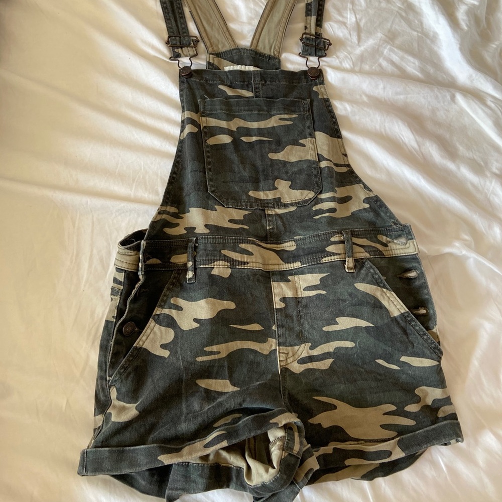 Camo overalls